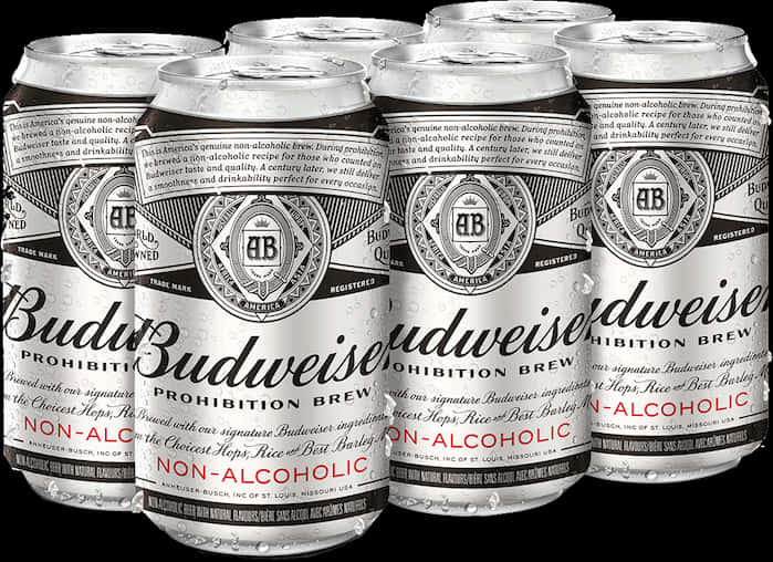 Budweiser Prohibition Brew Non Alcoholic Cans