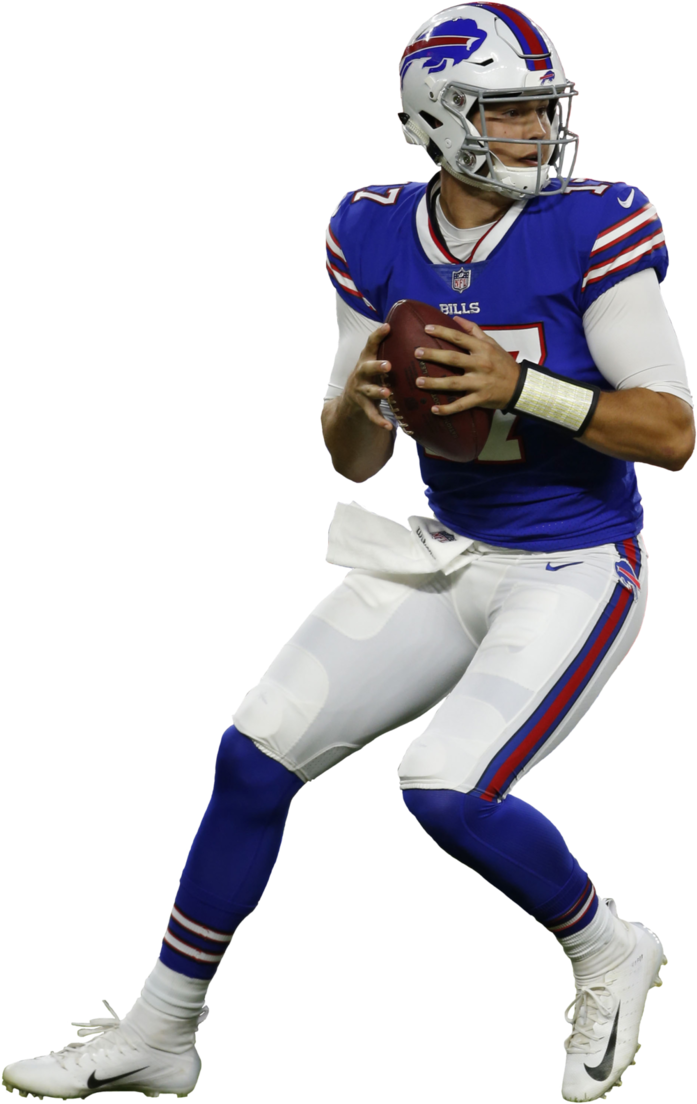 Buffalo Bills Quarterback Action Pose