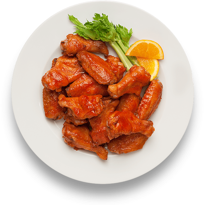 Buffalo Chicken Wings Plate