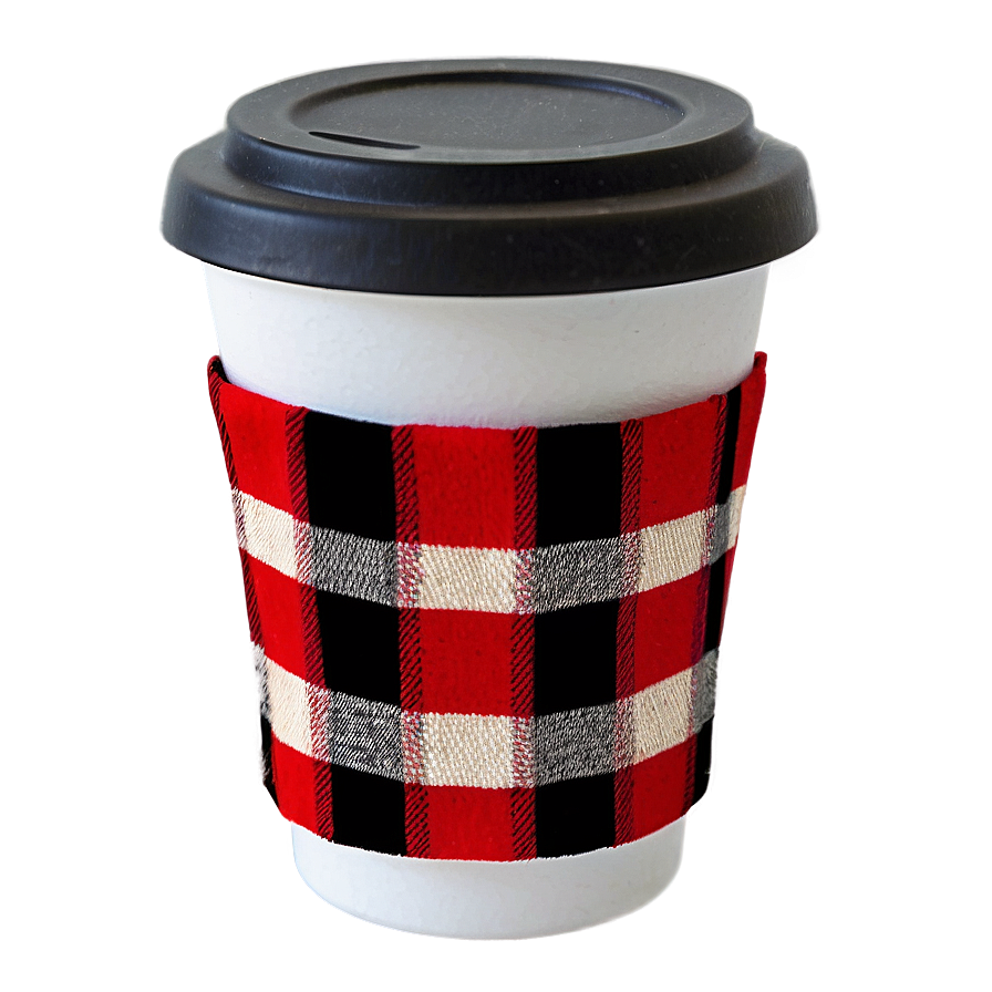 Buffalo Plaid Cup Cozy Png 06262024