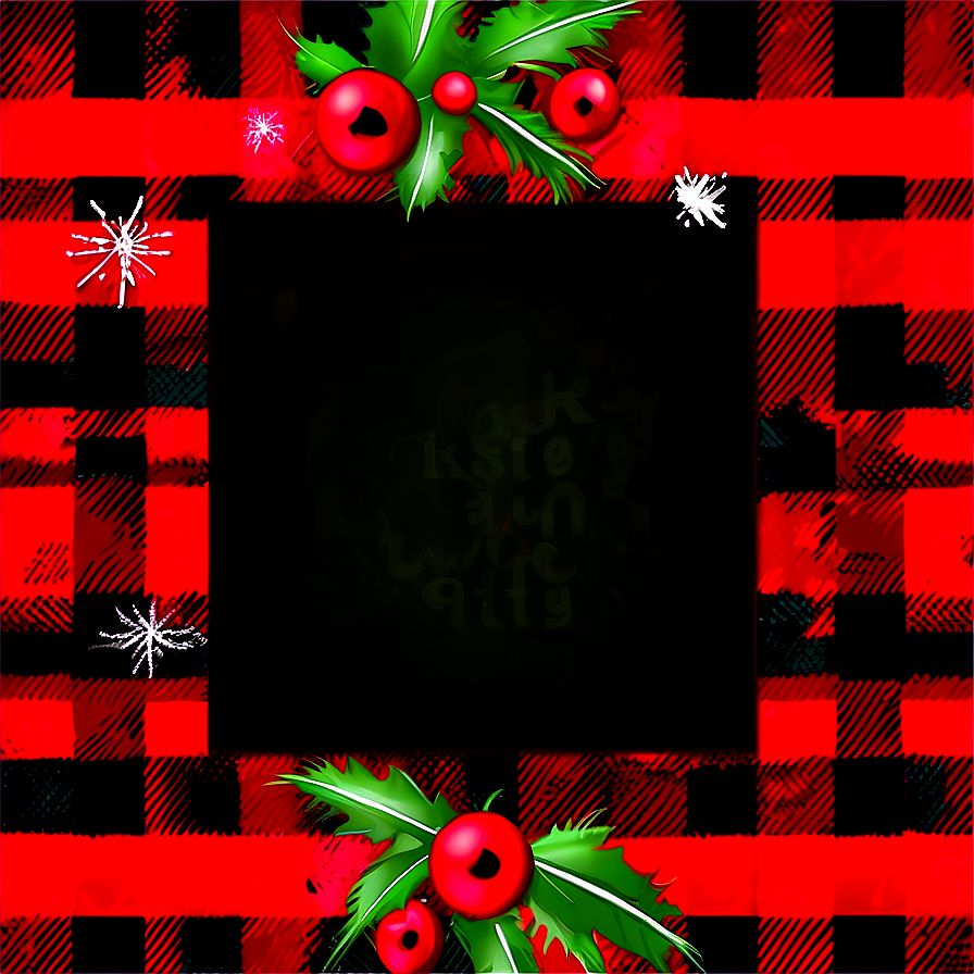 Buffalo Plaid Greeting Card Png Psr71