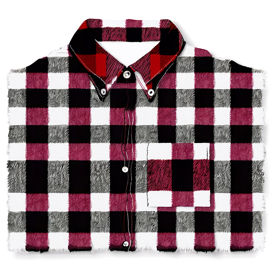 Buffalo Plaid Shirt Texture Png Plr