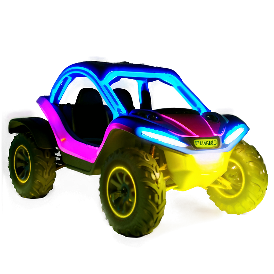 Buggy With Led Lights At Night Png 33