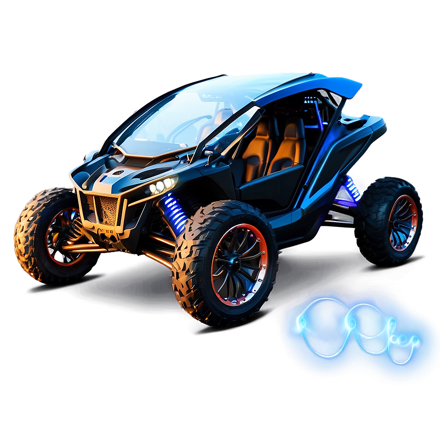 Buggy With Led Lights At Night Png Gno