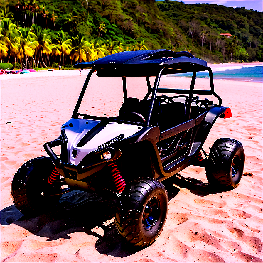 Buggy With Surfboards At Beach Png 06252024