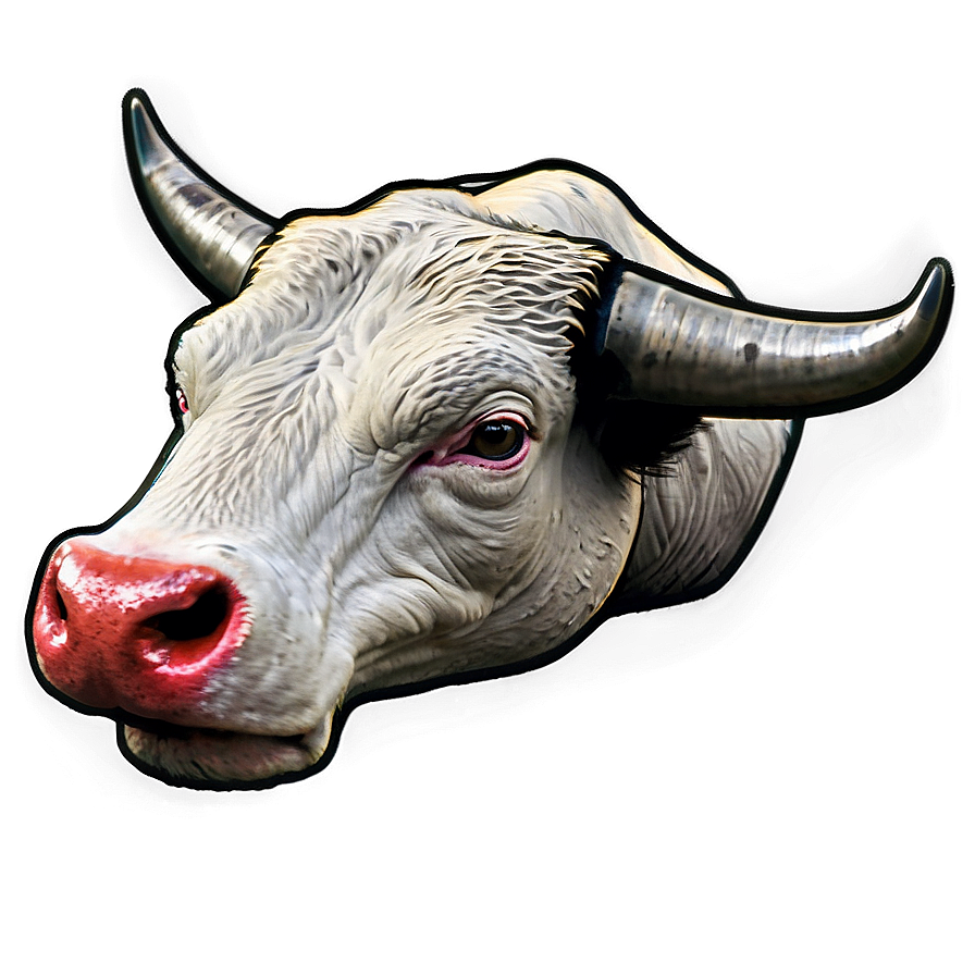 Bull Head In Color Png 72