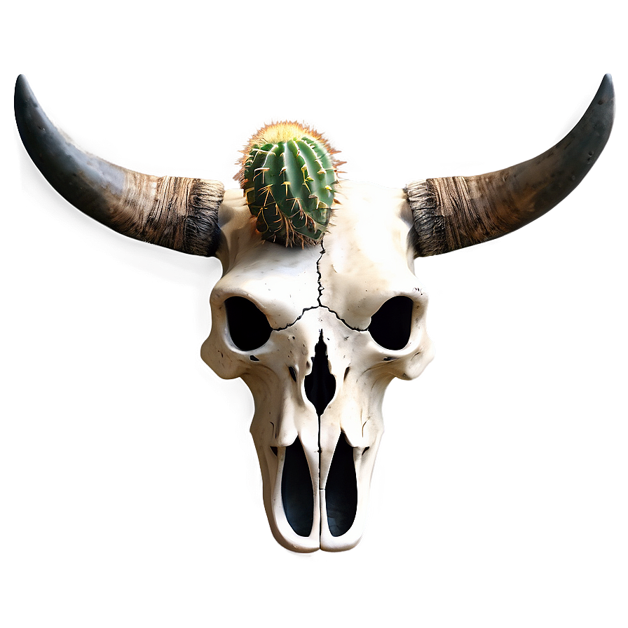 Bull Skull And Cactus Png 48