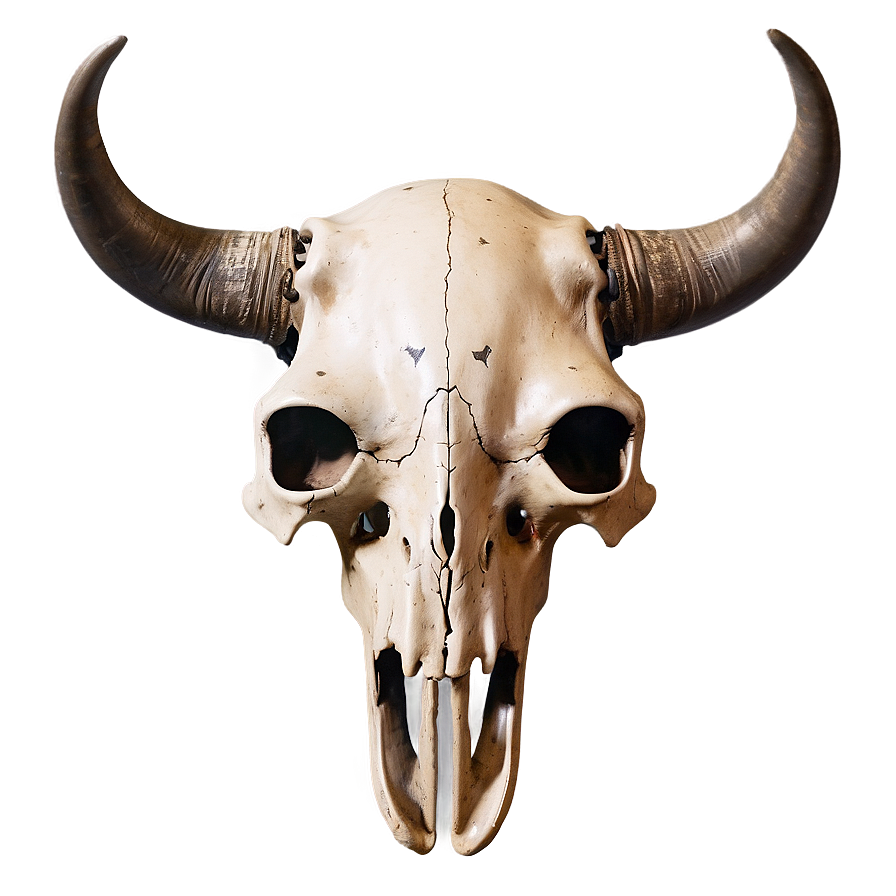 Bull Skull And Feathers Png Xne51