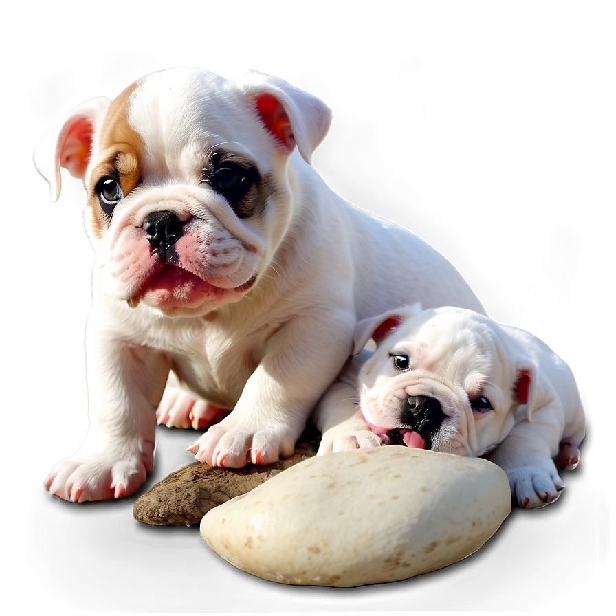 Bulldog Puppies Playing Png Pdi