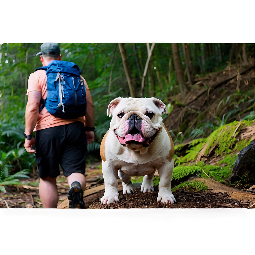 Bulldogs On A Hiking Adventure Png Okq16