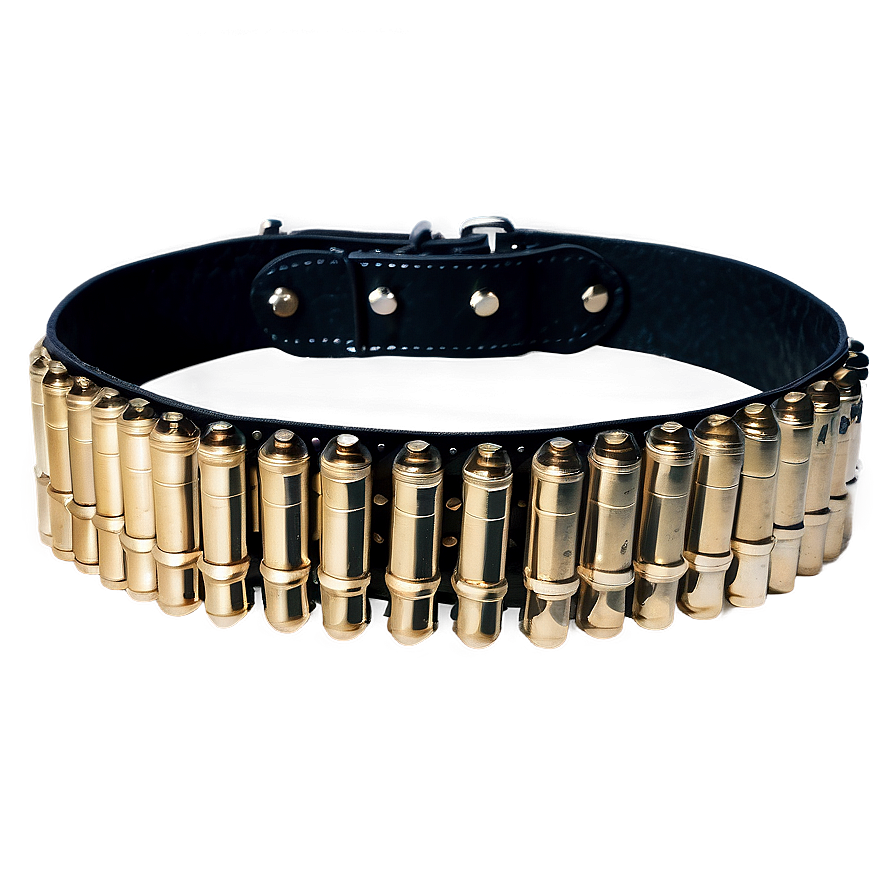 Bullet Belt With Buckle Png 06272024