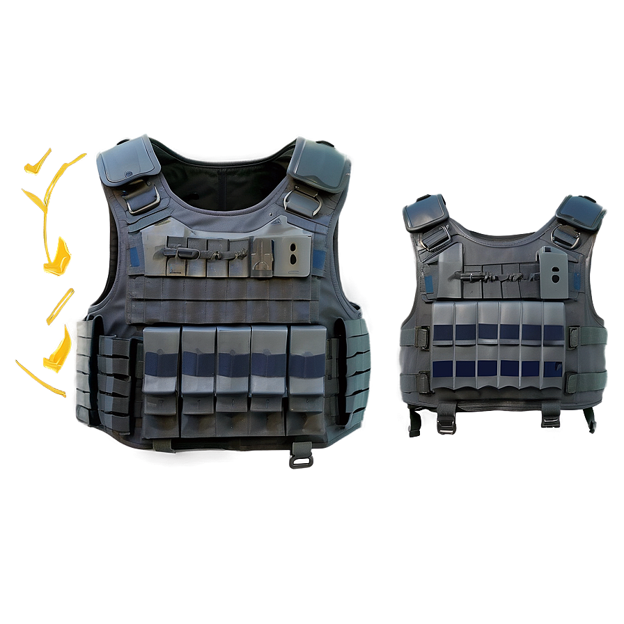 Bulletproof Vest Design Png 7