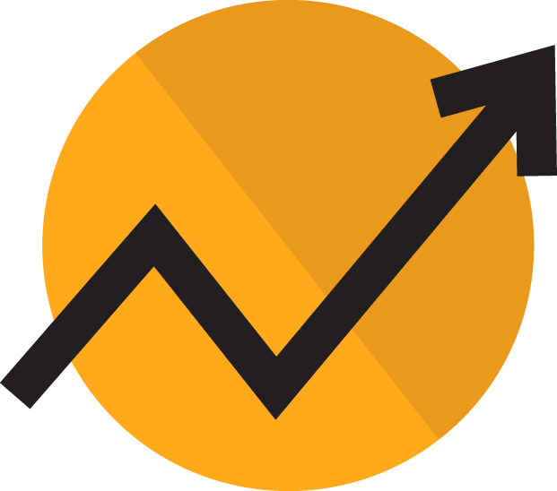 Bullish Stock Market Graph Icon