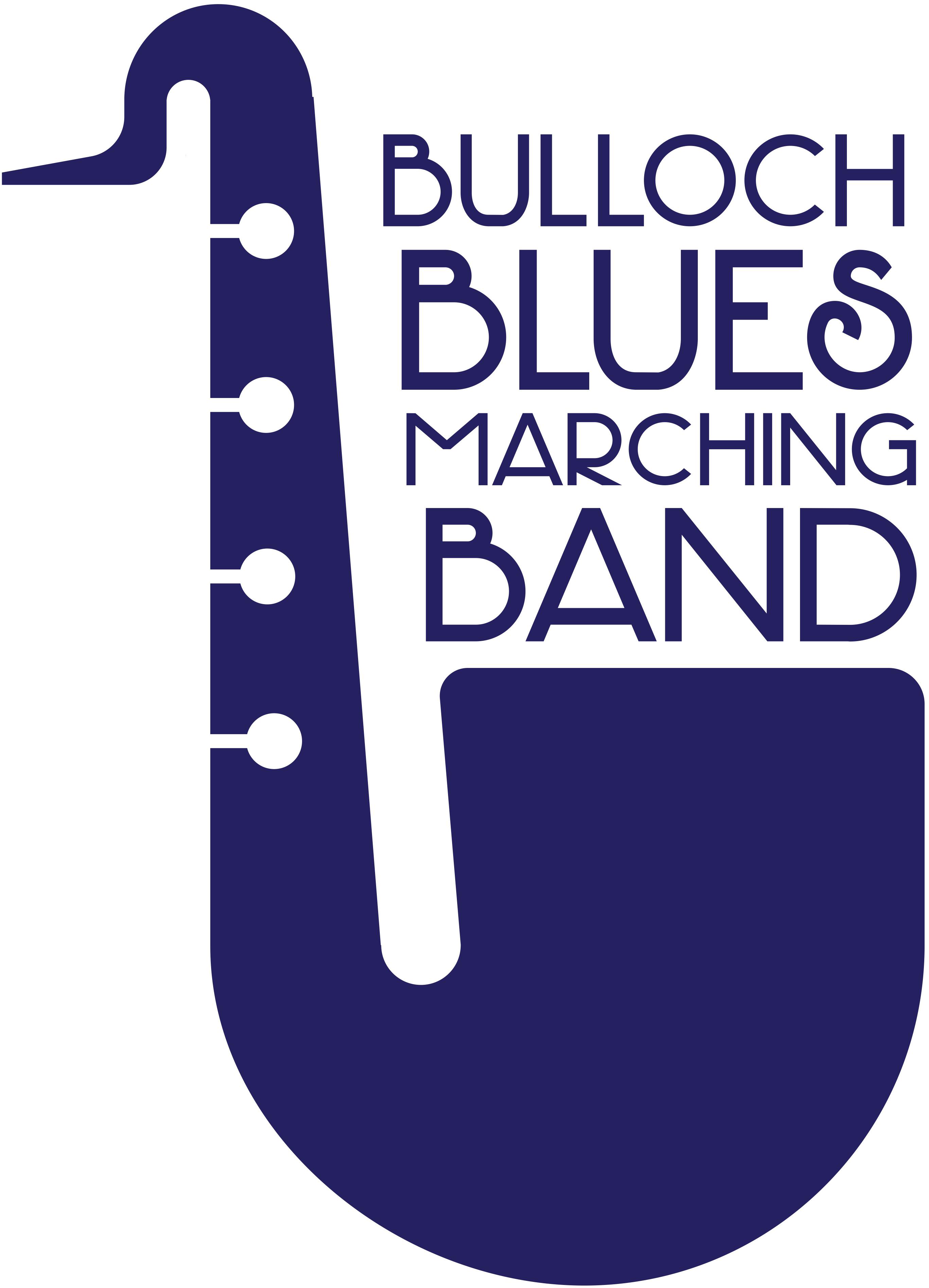 Bulloch Blues Marching Band Logo