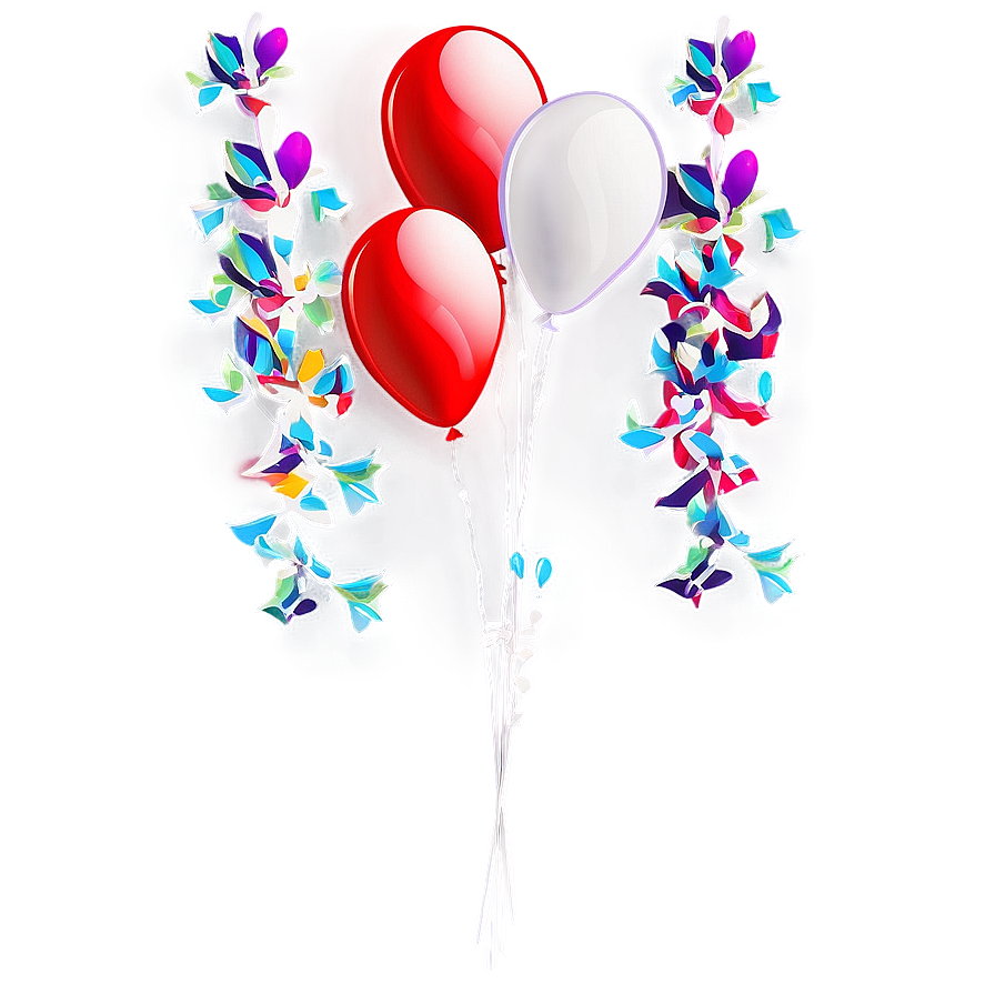 Bunch Of Red Balloons Png 59