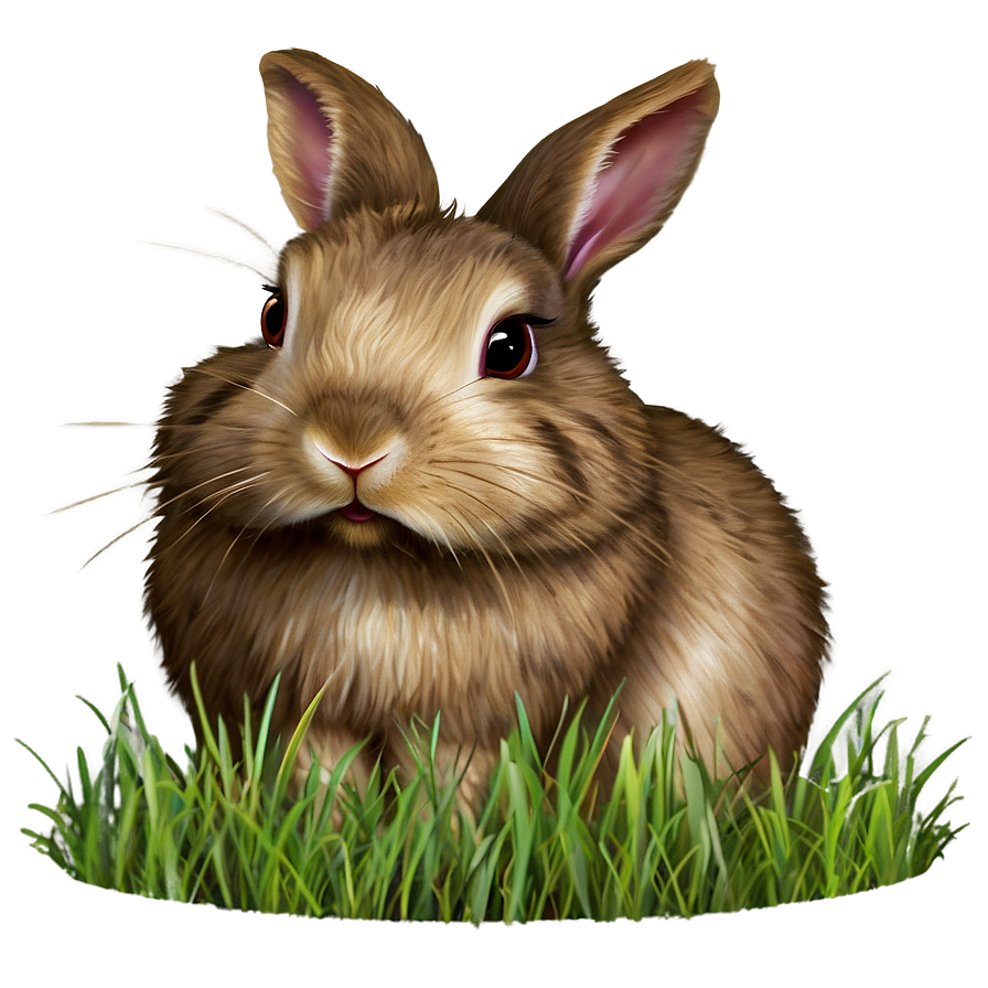 Bunny In Grass Png Vsh