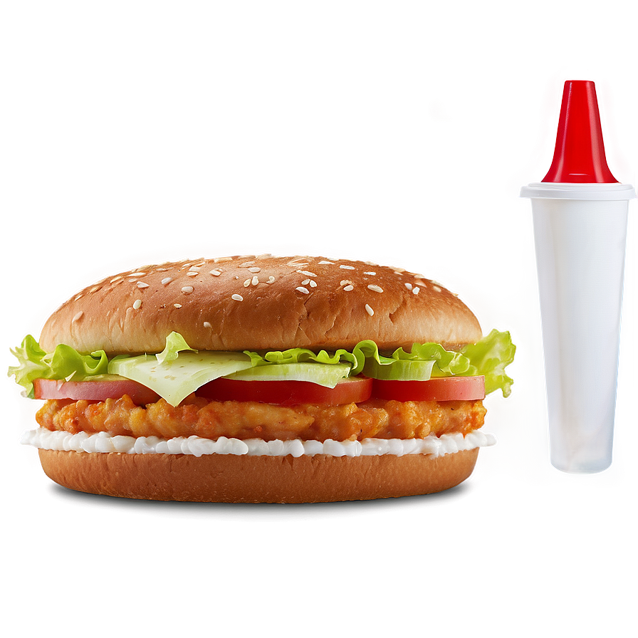 Burger King Chicken Sandwich Png Que98