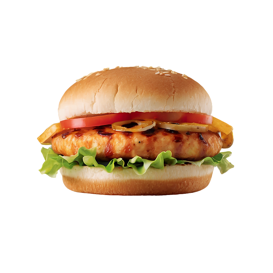 Burger King Grilled Chicken Sandwich Png Ded32