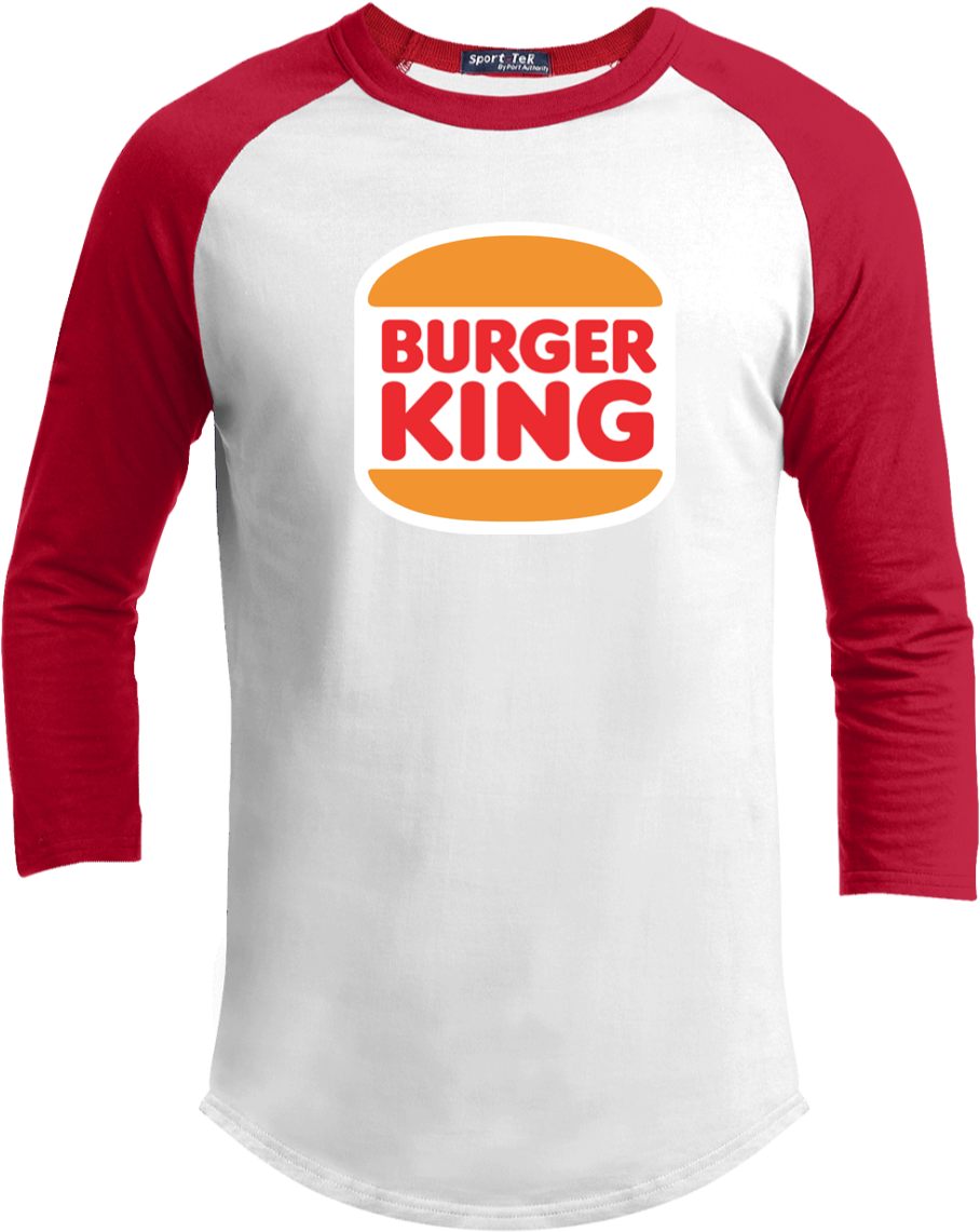 Burger King Logo Baseball Tee Shirt