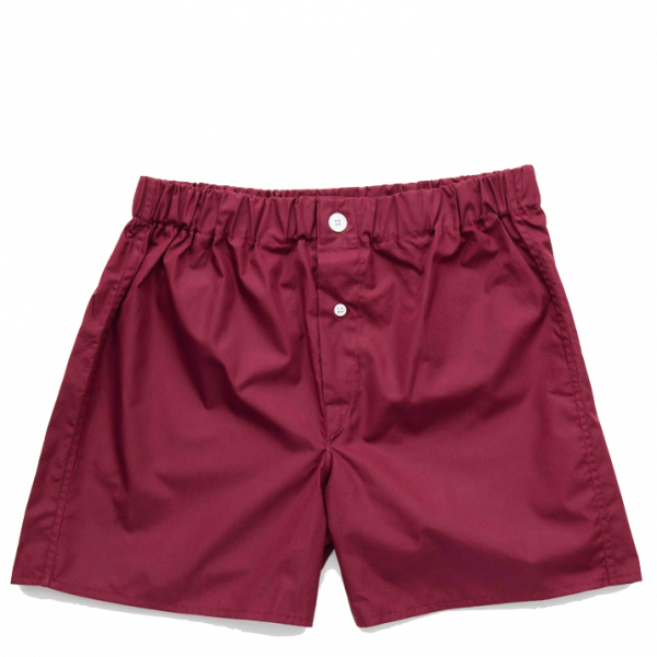 Burgundy Boxer Shorts