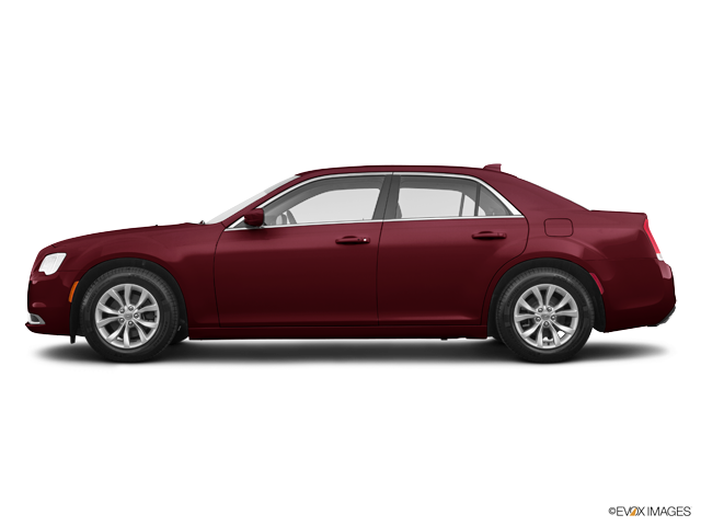 Burgundy Chrysler Sedan Side View