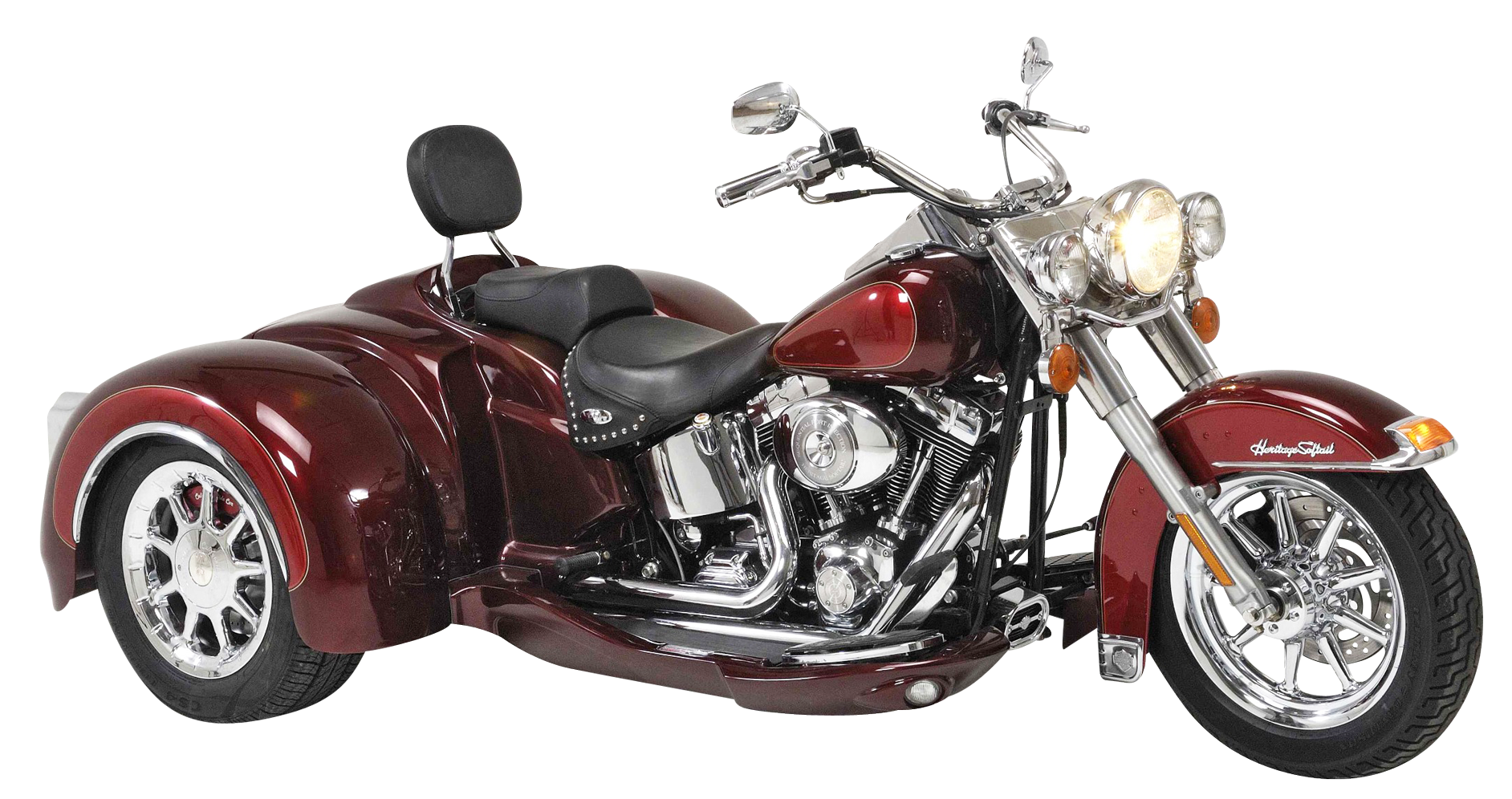 Burgundy Harley Davidson Trike