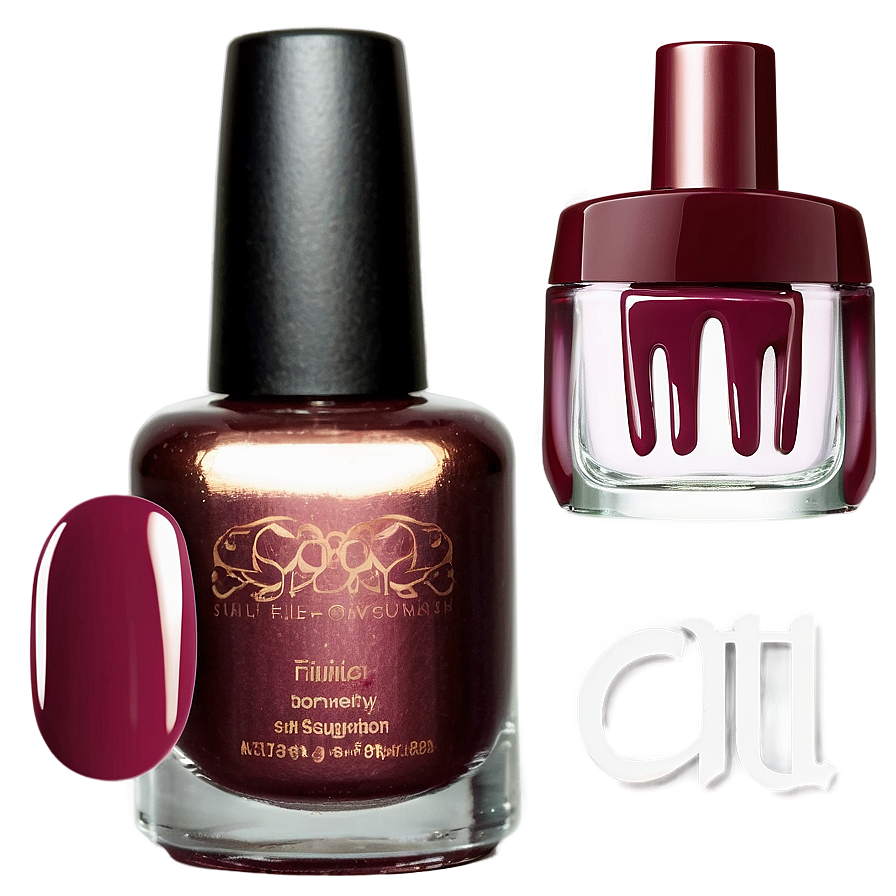 Burgundy Nail Polish Png Ygr82