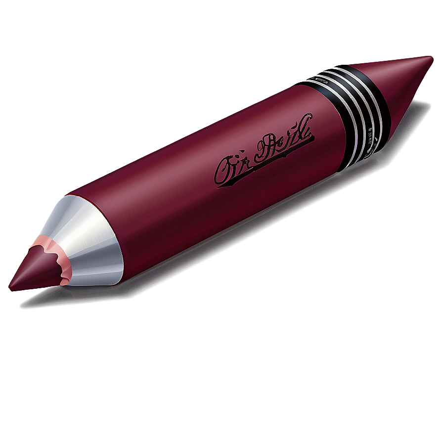 Burgundy Red Crayon Png Qxl42