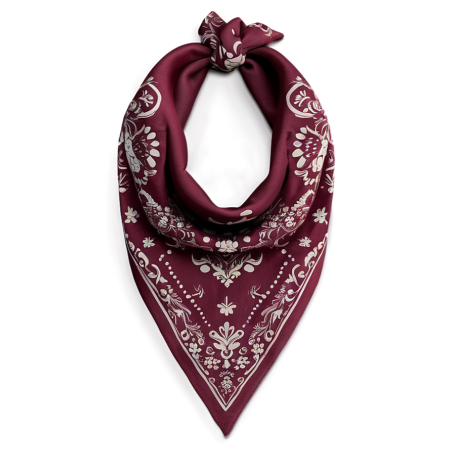 Burgundy Wine Bandana Png 54