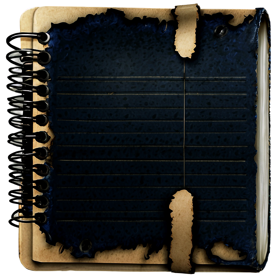 Burned Notebook Paper Png 39