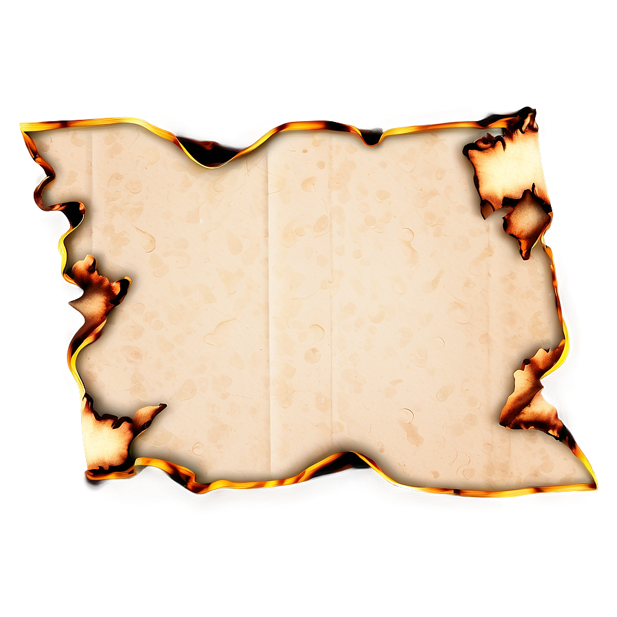 Burned Paper Effect Graphic Png 06122024