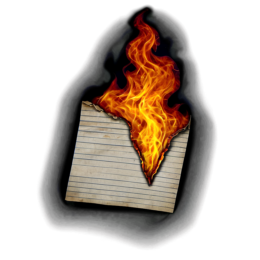 Burned Paper Pack Png 46