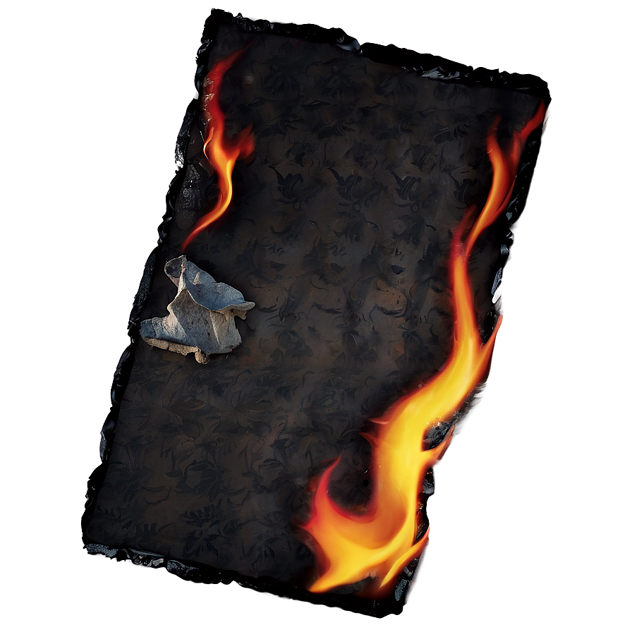 Burned Paper Pack Png Psp