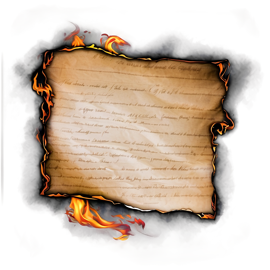 Burned Paper Texture Background Png Xsk