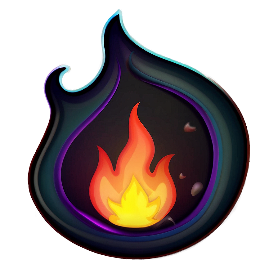 Burning Fire Emoji Creation Png Obv