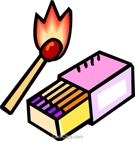 Burning Matchand Matchbox