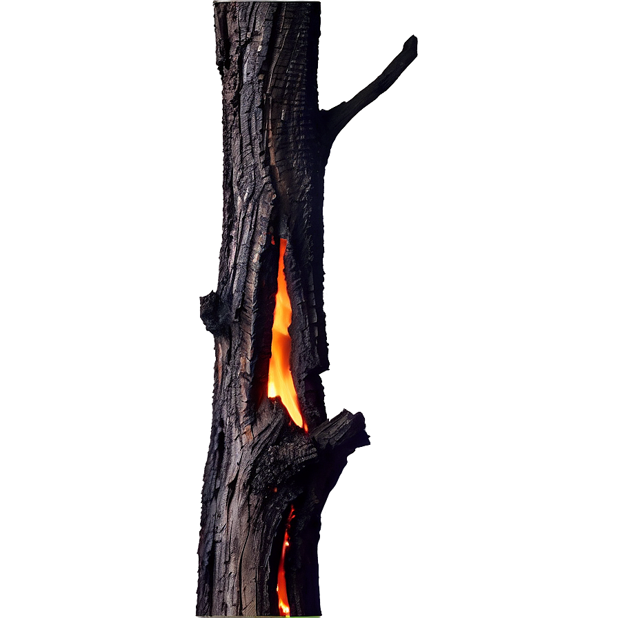 Burnt Tree Trunk Png Qmg74