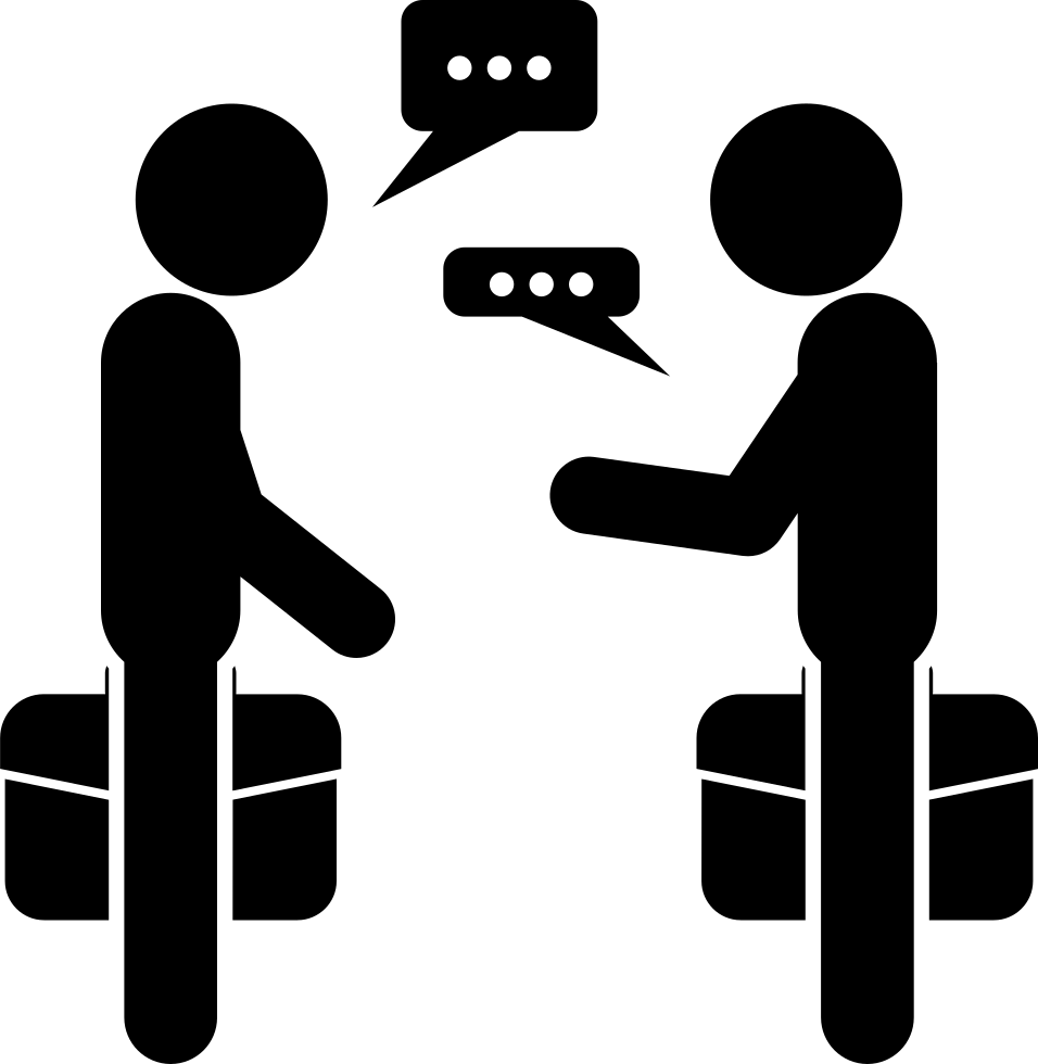 Business Dialogue Between Two People