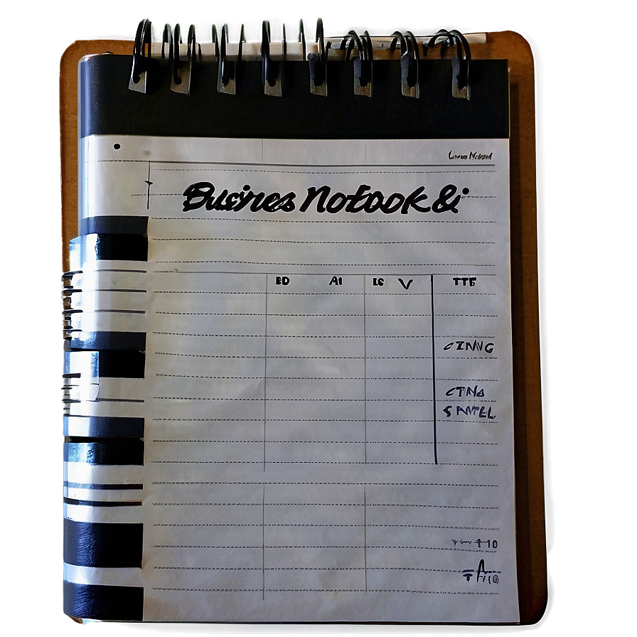 Business Notebook Png 05252024