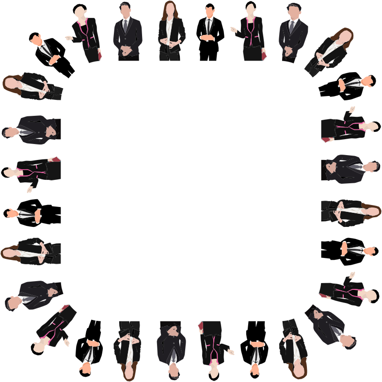 Business People Circle Formation