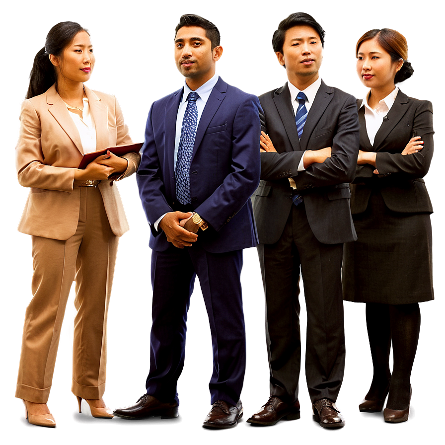 Business Professionals Standing Png Nnn