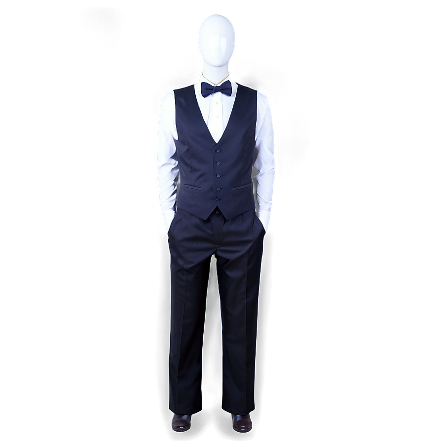 Business Suit With Vest Png 06212024