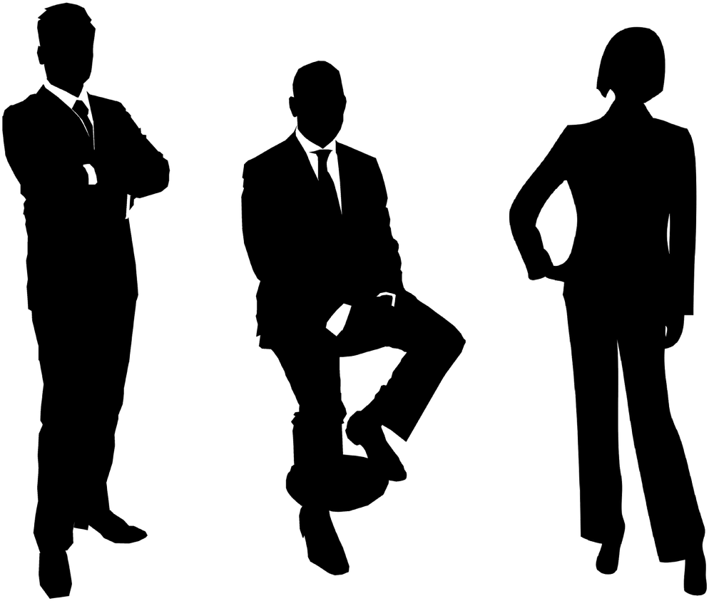 Businessman Silhouettes Set