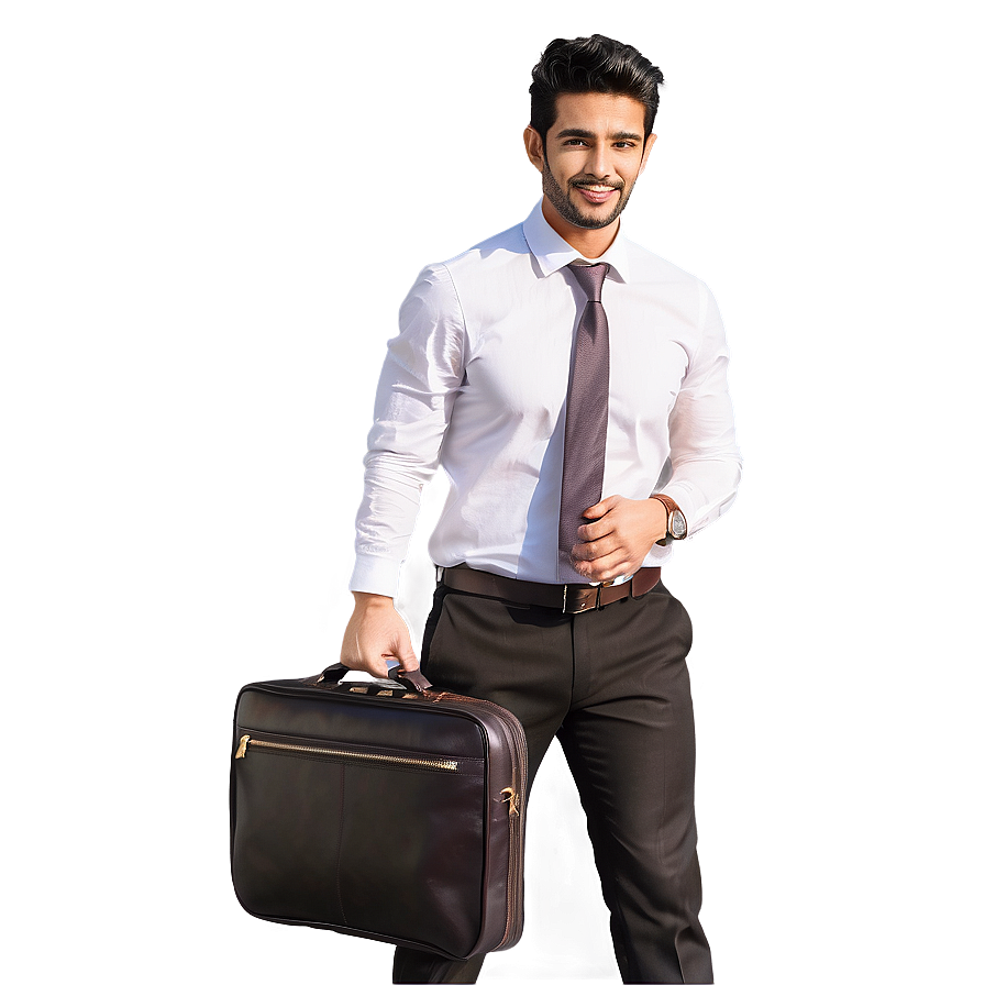 Businessman With Briefcase Png Enj