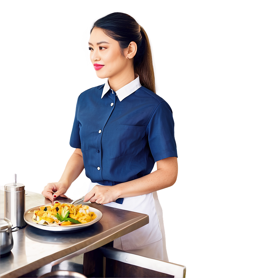 Busy Restaurant Waitress Png 71