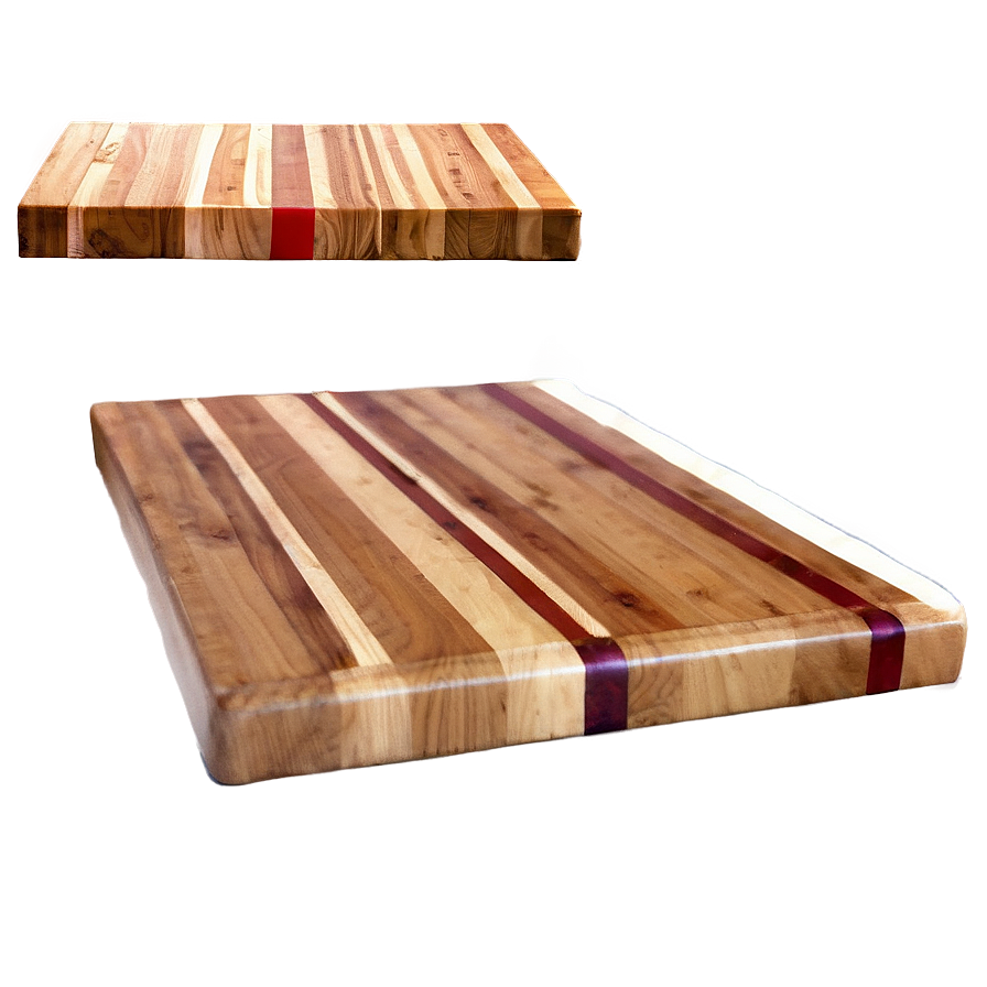 Butcher Block Wood Board Png 18