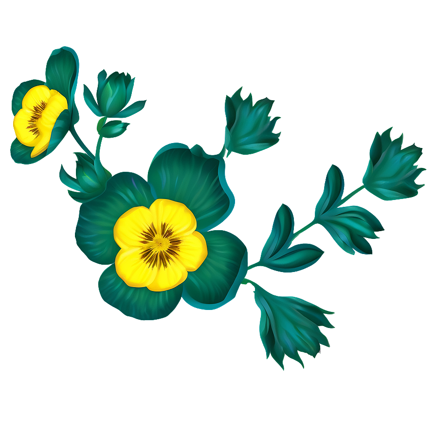 Buttercup Pattern Png Qve