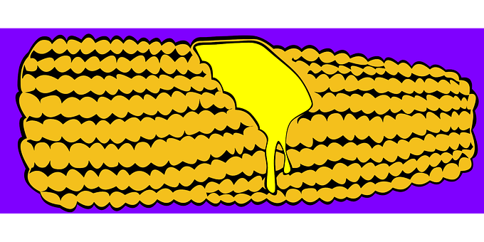 Buttered Corn Illustration