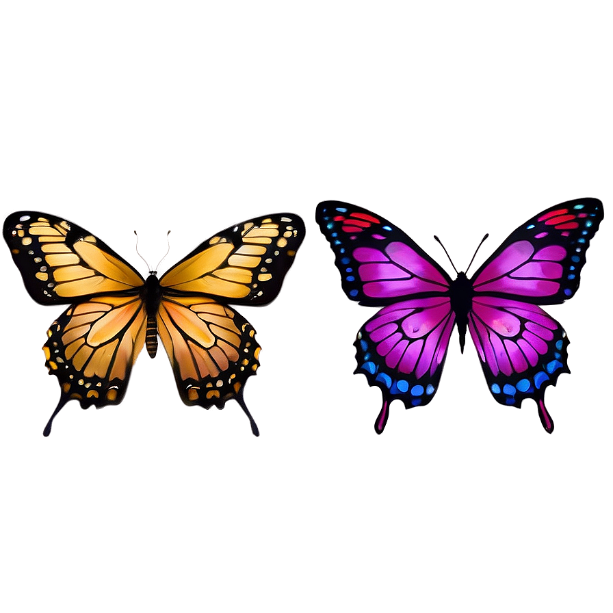 Butterfly Borders Png Bjd