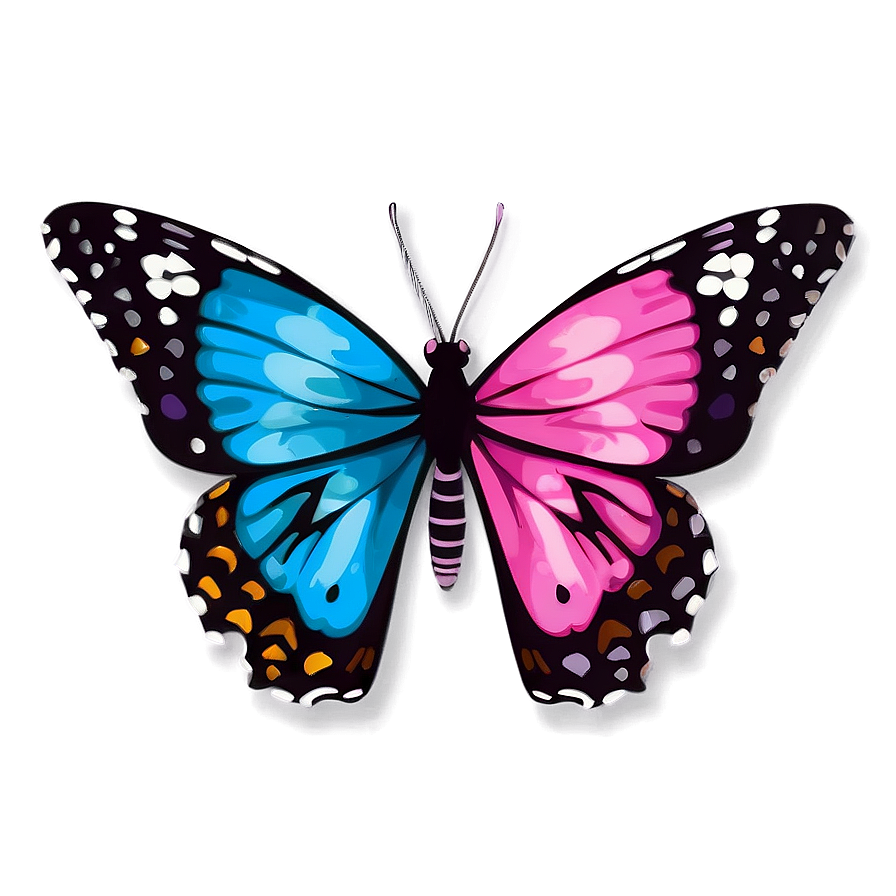 Butterfly Emoji Expression Png 04292024